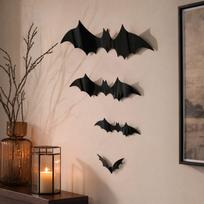 3D Halloween Wall Stickers - Colorful Self-Adhesive Decorative Party Decor for Home One Size beige