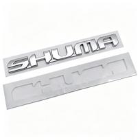 Suitable for Forte Freddy car logo body modification SHUMA car sticker logo trunk decoration sticker 16.8x1.8cm
