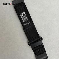 Sandani Nylon Velcro Watch Strap for Men, Women & Students gray