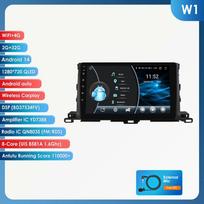 Hizpo Snapdragon Išmanusis Ekranas Automobilio Radijas Toyota Highlander 2014 2015 2016 2017 2018 2019 Belaidis Carplay Multimedija Android Auto Qualcomm W1 8Core 2G 32G