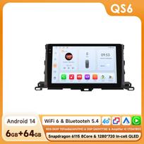 Hizpo Snapdragon Išmanusis Ekranas Automobilio Radijas Toyota Highlander 2014 2015 2016 2017 2018 2019 Belaidis Carplay Multimedija Android Auto Qualcomm QS6 8Core 6G 64G