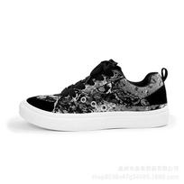 Original niche Hong Kong style canvas shoes, light and comfortable soft-soled cushioning casual shoes, sports board shoes 44 mėlyna