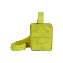 Bottega Veneta Intreccio Woven Zipper Closure Solid Color Calfskin Chest Bag Crossbody Shoulder Bag Mini Men bags 701366VCQ727301 Basic Set (Bag+Dust Bag),Printed