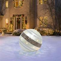 New Giant Outdoor Christmas Inflatable PVC Christmas Tree Decorative Ball Other brown