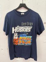 Vintage Connecticut Huskies Shirt Mens Large NCAA Basketball Final Four 2002 90s Unisex T-Shirt M black
