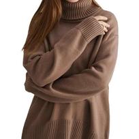 Soft Comfortable High Crew Neck Solid Color Matching Set Shirt Anti-Pilling Casual Trendy Daily Wear S