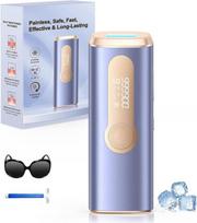 IPL Laser Hair Removal Device with Freezing Function, 3 Advanced HR/SC/RA Functions and 9 Energy Levels, 999,900 Pulses