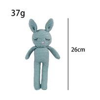 Gyvūnų serija megztas žaislas Paguoda megzta triušio lapės lokio šuns minkšta lėlė Kawaii kambario dekoras minkšta pagalvė gimtadienio Kalėdų dovana vaikui gray