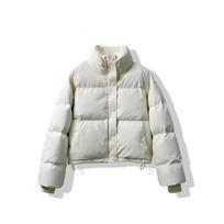 BITCED Women's Fashion Casual Fall Winter Solid Color Print Long Sleeve Jackets & Coats Down Coats M