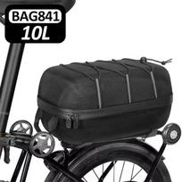 NEWBOLER Brompton Rear Seat Bag 10L Large Capacity Waterproof Bicycle Bag Bicycle Luggage Suitable for Brompton Folding Bicycles black