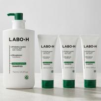 Labo-H Plaukų šaknų stiprinimo klinika Šampūnas nuo plaukų slinkimo + Plaukų šaknų stiprinimo šampūnas Rinkinys 100ml 3 vnt 1 vnt 750ml gray