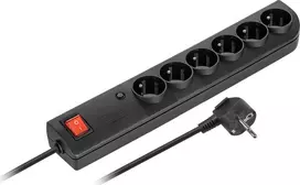 Elgotech Apsaugos nuo viršįtampių juosta 6xz/u 1.5 m juoda PSF4-601-2