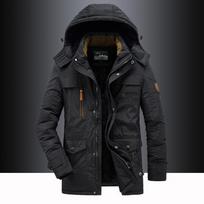Winter Big Size Multi-pocket Men's Jacket Outdoor Parka Coat Hooded Windbreaker Thick Warm Outerwear 6XL