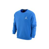 Jordan Solid Color Logo Sweatshirt Men Tops Blue FB7658-435 M blue