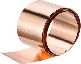 Sourcing map vario lakštas 0,5 mm storio 99,95% gryno vario žaliavos ritinys vario plokštė 3500 mm x 200 mm vario lakštinio metalo plokštės pjovimo medžiagos ritiniai statybai dekoravimui menui