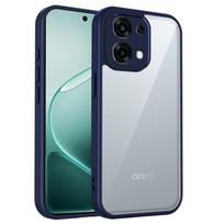 Skaidrus silikoninis dėklas, skirtas Oppo A6 Pro OPPOA6 Pro A6Pro 4G 5G PC A6X X Galinis TPU buferis Atsparus smūgiams Skaidrus telefono dėklas Dangtelis Oppo A6 Pro (China) mėlyna