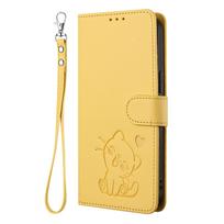 Leather Flip Case For iPhone 17 16 15 14 13 12 11 Pro Max Air 8 7 Plus X XS XR SE 2020 2022 16e 17e Business Card Wallet Phone Cover iPhone 17 geltona