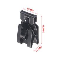 Durable OE# 1430815 Tailgate/Boot Lid Clips for Fiesta, Kuga, Galaxy - Choose Between Packs of 10 or 20 black