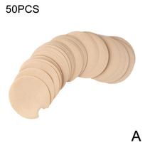 50Pcs Disposible Paper Coffee Filter For Reusable Tassimo Coffee Capsule Protect From Block Keep Capsule For Cleaning beige