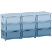 Laikymo dėžė 113x37x56,5 cm Mėlynas Plastikas