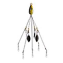 18g Arm Alabama 5 Umbrella Fishing Rig Head Group Lures Bass Swimming Baits geltona