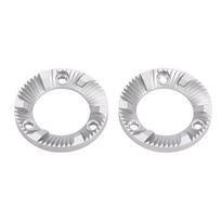 1 Set Coffee Grinding Flat Burrs 40mm High Uniformity Stainless Steel Beans Grinder Tools white
