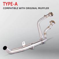 CRF1100L Africa Twin Exhaust Tail Pipe (2020-2022) Type A white