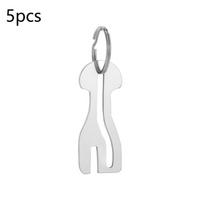 Reusable Stainless Steel Shopping Cart Token, Trolley Token Keychain For Supermarket, Removable Release Key Coin Keyring A1 white