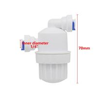 6mm Quick-plug Micro-filter 1/4  Water Dispenser Front Water Purifier Filtered Stainless Steel Filter Garden Misting Fitting 1Pc 1/4'' white