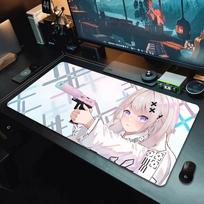 Gun cute girl csgo fps big game boys esports thickens oversized mouse pad table pad keyboard pad 30cmx60cm
