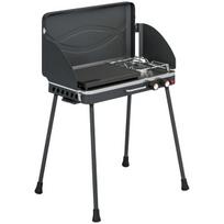 Dujinis grilis 61x47x88 cm Juodas metalas