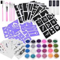 Jokomisiada Tatuiruotės vaikams Glitter Big Set