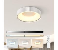 BRILAGI - LED Reguliuojamas lubinis šviestuvas FALCON MODERN LED/30W/230V 40 cm balta + su nuotolinio valdymo pultu