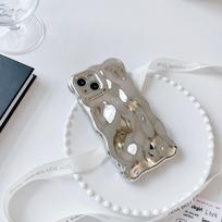 Solid Color Bubble Shell Compatible with iPhone 16 Pro Max Phone Case Apple 17 New Model 14/13 Electroplated High-end Feel 16(without Packaging） gray