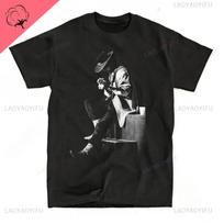 Vyras Moteris Marškinėliai Stevie Ray Vaughan Gitara Bliuzas Rokas SRV Unisex Apvalus Kaklas Madingi Grafiniai Marškinėliai Vyrams Gatvės Apranga#Spalva(6) S juoda