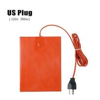 300W EU/US Heating Pad Self-Adhesive Backing 150*200MM Rapid Heating Silicone Fuel Tank Engine Fuel Tank Heating Accessories