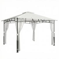 Pavėsinė 360x300x275 cm Juodas metalas