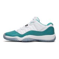 Jordan 11 Retro Low Aqua Safari GS 580521-143 38 white