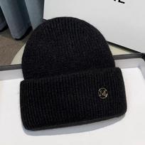 New Plush Women Winter Hat Thicken Solid Color Earmuff Knitted Hat Windproof Winter Warm Ladies Pullover Hats