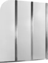 Vonios pertvara Alkotest 170-06992P / KFA / MODERN 3 / 3 ELEMENTŲ SIENA CHROMUOTAS OPTINIS SAUGUS STIKLAS 1205-1215 MM / 1400 MM /