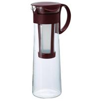 HARIO Cold Brew Coffee Pot Removable Chocolate 8 Made in Japan 1000ml, Strainer, Brown, MCPN-14CBR, Cups, white