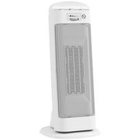 Ceramic space heater 2000 W, electric fan heater 4 modes, adjustable thermostat, 20x20x49cm, white 20 x 20 x 49 cm
