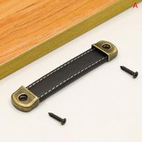 Baldų Rankenėlės Karvės Odos Spintos Stalčiaus Durų Rankena Oda Virtuvės Spintelių Rankenėlės Aparatūra Durų Rankena A 122mm