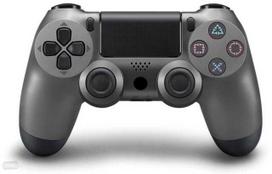 Žaidimų pultelis Games World PS4 Doubleshock 4 V2 bevielis žaidimų pultelis / valdiklis, pilkas ( Steel Juodas), skirtas PS4 / PS5 / Android / iOS
