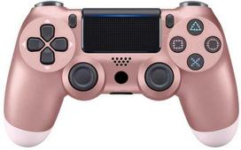 Žaidimų pultelis Games World PS4 Doubleshock 4 V2 bevielis žaidimų pultelis / valdiklis, rožinis, rose auksinis, skirtas PS4 / PS5 / Android / iOS