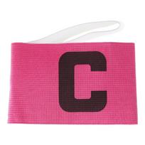Adjustable Elastic Sports Captain Armband Game Leader Armband Soccer Football Captain Armbands for Team Training rožinė