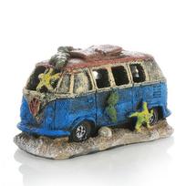Resin Wreck Car Ornament Fish Shrimp Hiding Cave Shelter Fish Tank Landscaping Decoration GC0851/Old sedan gray