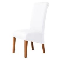 1 2 4 6 Pcs Big Xl Spandex Chair Covers Stretch Chair Slipcovers For Dining Room Anti -Dirty Seat Cover Home Use Elastic Chair Cover 1-Pcs