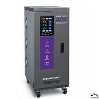 Qoltec  Trójfazowy stabilizator napięcia AVR MULTIPROTECTION | 20kVA | Dokładność ± 3% | Serwomotor 3F | LCD | Expert Line | 51908 | 5901878519081