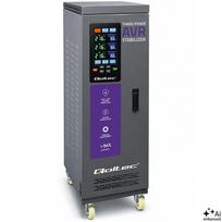 Qoltec  Trójfazowy stabilizator napięcia AVR MULTIPROTECTION | 40kVA | Dokładność  ± 3% | Serwomotor 3F | LCD | Expert Line | 51910 | 5901878519104